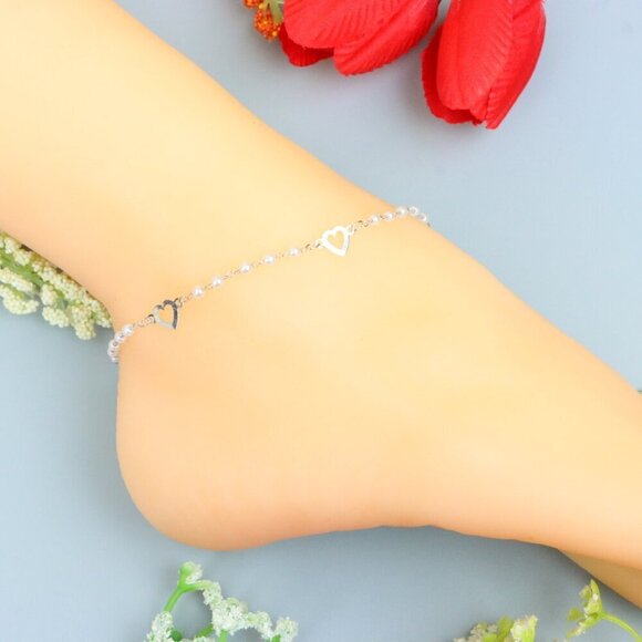 "Handmade Anklet – A Stylish Choice for Women, Thoughtful Gift Idea, EVCH1718 - Picture 2 of 10